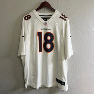 Nike Denver Broncos Peyton Manning 18 NFL On Field Game Jersey Men Sz XXL Y2K